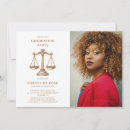 Search for law graduation invitations Elegant