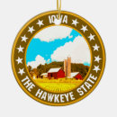 Search for iowa state christmas tree decorations America