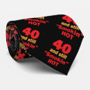 Search for 40th birthday ties Typography