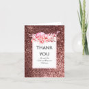 Search for glam wedding thank you cards Pink
