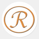 Search for monogram letter r stickers Circle
