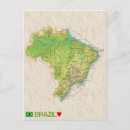 Search for brazil map postcards World