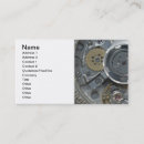 Search for clock business cards Mechanical