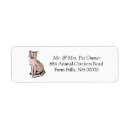 Search for happy cat return address labels Kitty
