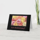 Search for 1st wedding anniversary cards Flowers