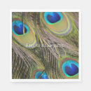 Search for peacock feather napkins Green