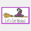 Search for cartoon witch stickers Broom