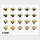 Search for cute bumble bees stickers Honeycomb