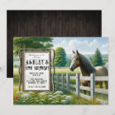 Search for horseback riding birthday invitations Western