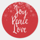 Search for joy peace love stickers Happy new year