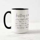 Search for knitting humor mugs Typography
