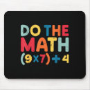 Search for funny math mouse mats Six seven