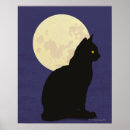 Search for moon cat posters Illustration