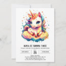 Search for printable unicorn invitations Kids