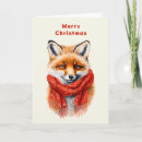 Search for fox christmas cards Woodland