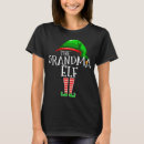 Search for grandma elf tshirts Xmas
