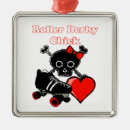Search for red skull christmas tree decorations Heart
