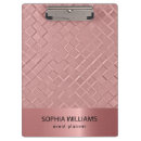 Search for rose gold trendy clipboards Metallic