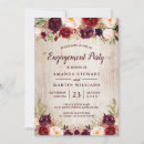 Search for rustic wood engagement party invitations Flowers