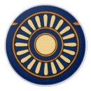 Search for blue gold knobs and pulls Vintage