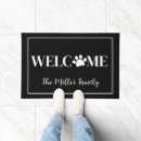 Search for pet doormats Black and white