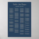 Search for classic wedding seating charts Alphabetical