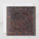 Search for leather invitations Victorian