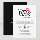 Search for kiss the miss goodbye invitations Lips