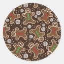 Search for brown red stickers Gingerbread man