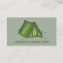 Search for camping business cards Nature