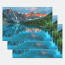 Search for lakes wrapping paper Mountains