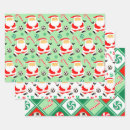 Search for soccer christmas wrapping paper Santa soccer player
