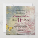 Search for butterfly sweet 16 invitations Vintage