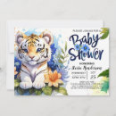 Search for blue tiger invitations Jungle