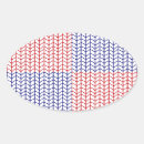 Search for fourth oval stickers Red white blue