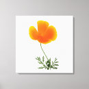 Search for orange poppy canvas prints Flower