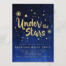 Search for kids movie party invitations Under the stars