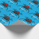 Search for black widow wrapping paper Creepy