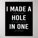 Search for hole in one posters Golftournament
