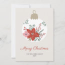 Search for floral christmas cards Minimal