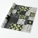 Search for lily of the valley wrapping paper Green