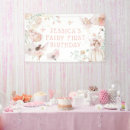 Search for fairy birthday banners For kids