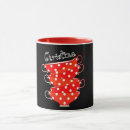 Search for black and white polka dots mugs Red