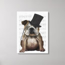 Search for bulldog canvas prints Animal lovers
