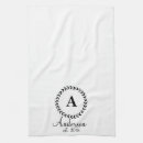 Search for monogram christmas tea towels Wreath