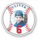 Search for baseball ball stickers Boy