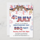 Search for july firework invitations Red white and blue