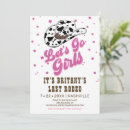 Search for hot pink hen party invitations Nash bash