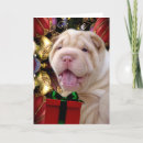 Search for shar pei christmas cards Puppy