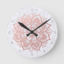 Search for pink marble clocks Pattern
